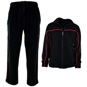 Conjunto Deportivo de Hombre con Cremallera, Nuevo, Fabricado Profesionalmente en Tela de Poliéster, Cómodo, Pantalones Deportivos Largos - Product Image 1