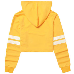 Fabricante profesional hecho a medida su propio diseño al por mayor 2024 mujeres profesionales Crop Top Hoodie - Product Image 2