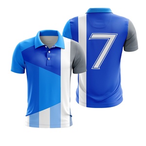 Unisex 100% poliéster 180gms cuello en V Jersey deportivo patrón sólido estampado sin mangas longitud corta camiseta para hombres y mujeres - Product Image 1