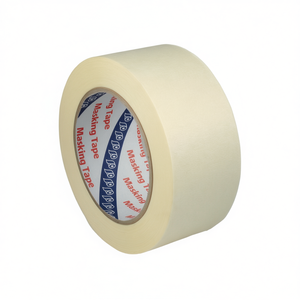 K-MASK 70 Crepe Tape Lightly Creped White 50 m Length 19 mm Width 48 <b>Units</b>/Roll Office Adhesive Tape Packaging - Product Image 3