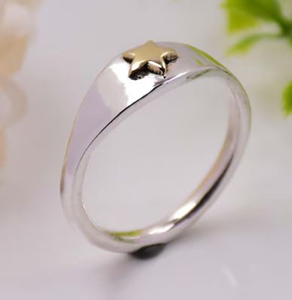 Anillo Fino de Plata de Ley 925 Hecho a Mano con Forma de Estrella, Diseño Único, Joyería de Moda para Mujer, Regalo Elegante, Joyería de Plata - Product Image 2