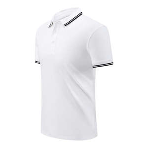 100% algodón personalizado para camisas POLO tejido transpirable absorbente de sudor alto verano uniforme de trabajo Tops - Product Image 1