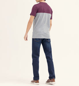 Venta al por mayor distribuidor bajo precio de alta calidad 100% algodón O cuello Jersey logotipo personalizado y diseño hombres camiseta - Product Image 5