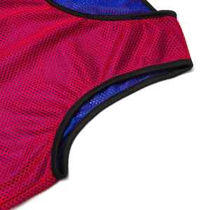 Bavoir d'entraînement sportif léger Gilet de football en maille à séchage rapide, confortable pour la pratique en équipe Football Basketball et les sports pour les jeunes - Product Image 3