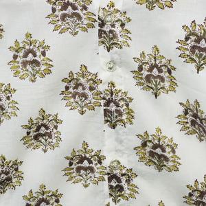 Chemise décontractée en coton imprimé pour garçons élégante avec col |   Chemise à manches courtes boutonnée pour l'été - Product Image 3