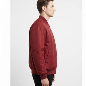 Blouson aviateur universitaire pour hommes fournisseur d'usine OEM vente en gros letterman personnalisé mode décontractée vêtements d'extérieur en cuir de laine chauds - Product Image 3