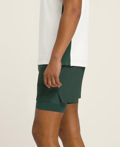 Shorts de tennis pour hommes, nouvelle mode, performance, confortables, séchage rapide, respirants, polyester écologique, motif uni, taille mi-haute élastique - Product Image 5