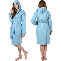 Peignoir unisexe léger à capuche en coton mousseline turc 100 % personnalisé, manches longues, doux, pour la plage, haute absorption