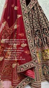 ชุดเจ้าสาวที่สวยงาม lehenga choli กับคู่ dupatta - Product Image 6