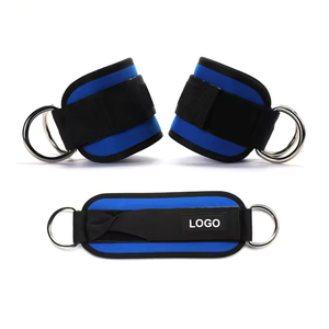 Good Quality Custom Logo Gym Cable Machine <b>Work</b> Out <b>Belt</b> Neoprene Material Ankle Straps Durable Adjustable Non-Slip Hot Sale - Product Image 6