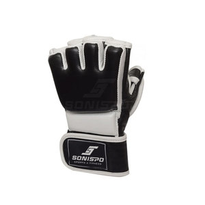 2024 meilleure qualité pas cher prix MMA gants en cuir bas quantité minimale de commande meilleur style fabriqué en pour les arts martiaux et la boxe - Product Image 5