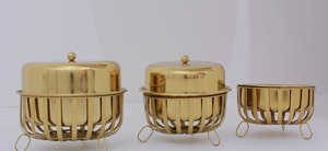 Cazuela con acabado dorado y plateado para uso de bodas y vajilla New Look Serving Hot Case para restaurantes y hogar - Product Image 3