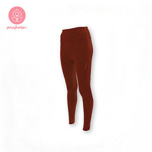 กางเกงโยคะเส้นบางพิเศษ mukasa กางเกงโยคะผู้หญิงผ้าไนลอน24% สแปนเด็กซ์สีทึบที่ยอมรับได้200 S-XL - Product Image 6