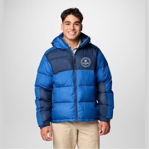 เสื้อแจ็คเก็ตยีนส์บุหนานุ่มคุณภาพสูงสำหรับผู้ชาย สไตล์วินเทจ มีฮู้ด ปักโลโก้ด้านหน้า ลายเรียบ สีพื้น ปิดด้วยซิป เหมาะสำหรับฤดูหนาว - Product Image 5