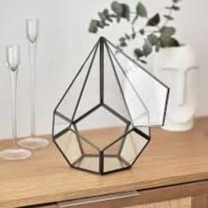 Terrarium en verre de haute qualité ou Vases en verre de forme géométrique pour plantes dans des tailles et un design personnalisés pour la décoration de salon - Product Image 6