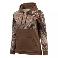 Sudadera con Capucha de Forro Polar para Caza de Invierno para Hombre |   Patrón de Camuflaje Transpirable 100% Poliéster