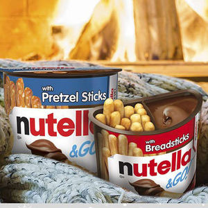 Nutella & Go : Snack portable chocolat-noisette avec bâtonnets croustillants dorés - Product Image 2