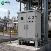 Tableau de distribution d'énergie basse tension antidéflagrant 400V 415V ATEX IECEx pour usine pétrolière, gazière et chimique