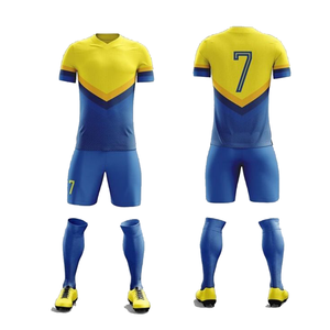 Vêtements de football Mosaic Impex pour hommes, maillot de football à manches courtes et short d'entraînement avec logo personnalisé, uniformes personnalisables - Product Image 1
