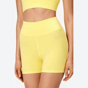 Taille haute 78% polyester 22% élasthanne citron verveine mélange Pulse pantalon chaud avec bande élastique à l'intérieur de la taille et poche cachée a - Product Image 3