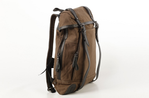 New Bohemian Style Unisex Casual Water-Resistant <b>Canvas</b> <b>Backpack</b> Brown Color RFID Trendy Polyester Laptop Compartment Wholesale - Product Image 2