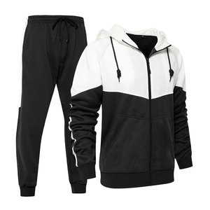 Ensemble de survêtement à manches longues et fermeture éclair pour hommes pour la course à pied et le sport Vente en gros Nouveau style de survêtement personnalisé de haute qualité pour hommes - Product Image 2