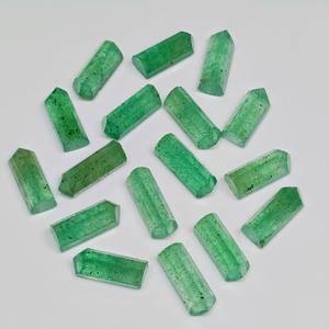 Piedra Preciosa Suelta de Fresa Verde, Forma de Lápiz Facetada, Piedras Preciosas 100% Naturales - Product Image 6