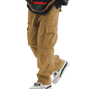 Pantalón cargo de buena calidad de diseño único para hombre, pantalones de exterior de aspecto clásico con múltiples bolsillos y tela de algodón para hombre - Product Image 4