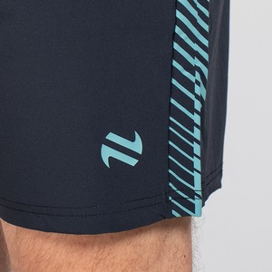 Short de bain pour homme 100% polyester noir bleu motif solide élégant et confortable - Product Image 5