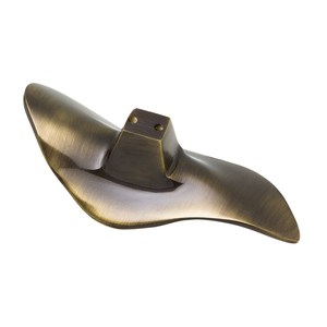 Leaf shape unique brass <b>knob</b> pull cabinet drawer for home <b>dresser</b> door cabinet furniture decorative kitchen wardrobe handle <b>knob</b> - Product Image 3