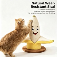 Griffoir pour chat en sisal, motif maïs et banane, arbre à chat vertical, planche à gratter pour chats d'intérieur, fournitures pour animaux de compagnie, vente en gros