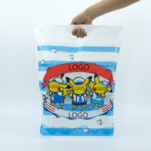 กระเป๋าถือตายตัดพลาสติกพร้อมส่งออกโลโก้ตามสั่งสีสันสดใสพิมพ์โลโก้ได้ตามต้องการ - Product Image 5