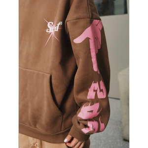 Women's Soft Kangaroo Hood Solid-Colored Winter Hoodies Customized Logo Print Embroidery Kangaroo Pocket - Product Image 3