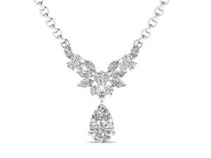 Colliers en or massif 14 carats REYES, vente chaude, certifiés GRA, en moissanite, pour femmes, sur mesure, pour mariage, fête, bijoux tendance - Product Image 5