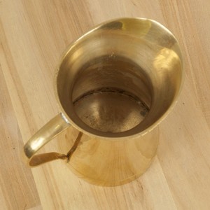 Factory Sell 10 cm Jug / <b>vase</b> / pitcher || Simple design || Vintage solid brass || Housewarming Gift - Product Image 5