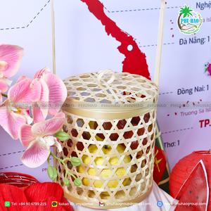 ขายดีตะกร้าแฮนด์เมดเป็นมิตรกับสิ่งแวดล้อมให้บริการร้านค้าหรือของขวัญที่มีความซับซ้อนแบบชนบท - Product Image 5