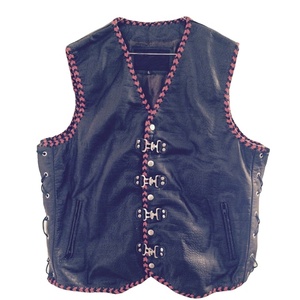 Gilet de moto personnalisé pour homme Maximize Wea, veste en cuir décontractée d'hiver pour motard, service de fabrication OEM, vêtement d'extérieur chaud multi-poches 3D - Product Image 3