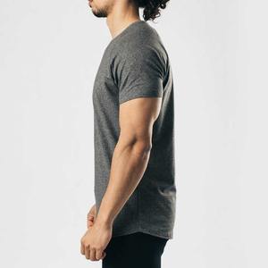 Verano moda hombres Top ligero 180 gramos moda pesado algodón manga corta cuello suelto impreso camiseta pareja estilo - Product Image 4