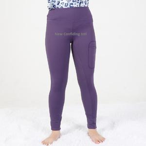 Culotte d'équitation à la mode Leggings de cheval Vêtements équestres élégants Collants d'équitation personnalisés avec poches pratiques pour téléphone - Product Image 2