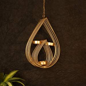 Support de lampe à thé suspendu décoratif pour la maison et le bureau en métal de haute qualité pour un approvisionnement en vrac Article magnifiquement fabriqué à la main - Product Image 6