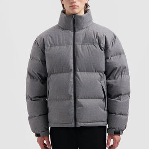 Vestes matelassées d'hiver personnalisées à col montant avec fermeture éclair et poches avant, respirantes, de haute qualité, best-seller du fabricant - Product Image 2