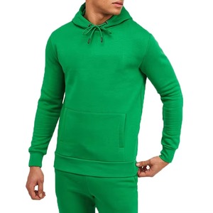 Nueva llegada para hombre Casual Color sólido polar Sudadera con capucha y pantalones de chándal conjuntos marca de moda de punto chándales deportivos - Product Image 2