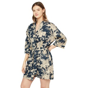 ชุดกิโมโนผ้าฝ้ายพิมพ์ลายแขนกุด - Product Image 3