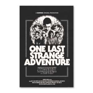 Poster de la série Stranger Things Saison 5 de style moderne (lot de 3) # 2) Design en papier pour la décoration murale - Product Image 5