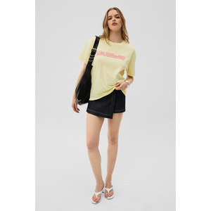 GRIMELANGE MOCHI เสื้อยืดคอกลมพิมพ์ลายผ้าฝ้ายออร์แกนิก 100% สำหรับผู้หญิง - Product Image 5