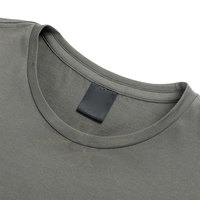 Camisetas de Verano para Hombre, Lisas, 100% Algodón, Tejido de Punto, Manga Corta, Cuello Redondo, Alta Calidad, Mejor Precio