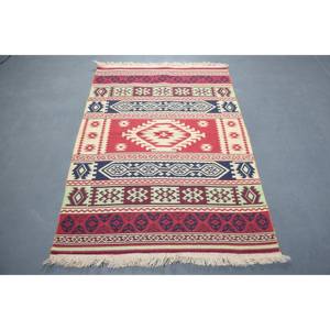 พรมวินเทจขนาด 3.8x5.5 ฟุต, พรม, พรมลายสัตว์สีแดงทำจากขนสัตว์ - Product Image 5