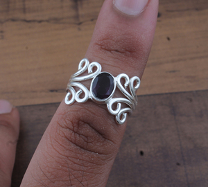 925 Sterling <b>Silver</b> Bezel Setting Brilliant Cut Turquoise Gemstone Handmade Classic Boho Dainty <b>Solitaire</b> <b>Ring</b> Unisex Wedding - Product Image 1