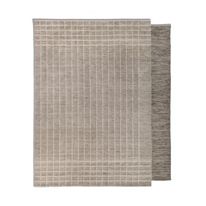 Tapis en laine tissé à la main bleu contour, classique, rayé, rectangulaire, pour la décoration de la maison, du salon, HWL-444, nouveau style - Product Image 1