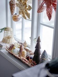 Christmas Tree Topper Star hanging decoration woven bamboo <b>snowflakes</b> handmade bamboo star hanging <b>light</b> wall decor - Product Image 6